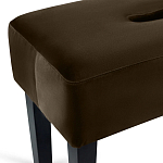 Мягкий  пуф на черных ножках Winton Pouf варинант исполнения - 12 | Loft Concept в Сочи