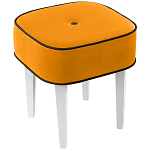 Квадратный мягкий пуф на белых ножках Winton Pouf Square варинант исполнения - 23 | Loft Concept в Сочи