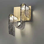 Бра волнистой формы из фактурного стекла Wave варинант исполнения - 3 | Loft Concept в Сочи