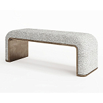 Банкетка Forli с элегантными латунными вставками  варинант исполнения - 1 | Loft Concept в Сочи