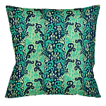Подушка декоративная бирюзовая с орнаментом  Ikat Pattern варинант исполнения - 1 | Loft Concept в Сочи