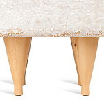 Керамический столик на деревянных ножках «Квадро» варинант исполнения - 6 | Loft Concept в Сочи