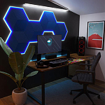 Гипсовая 3D панель с принтографией PM-52 варинант исполнения - 1 | Loft Concept в Сочи