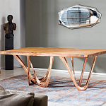 Обеденный стол прямоугольный с фигурными ножками G-table варинант исполнения - 2 | Loft Concept в Сочи