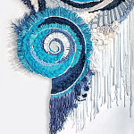 Текстильный Арт-объект ручной работы Galaxy варинант исполнения - 1 | Loft Concept в Сочи