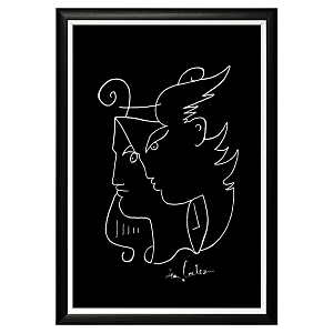 Постер White Silhouette Orpheus Poster