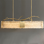 Люстра прямоугольная из фактурного стекла Chandelier Beam варинант исполнения - 5 | Loft Concept в Сочи