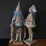 Авторская коллекционная интерьерная кукла Пьеро				 варинант исполнения - 2 | Loft Concept в Сочи