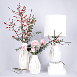 Настольная лампа керамическая бежевая Amazonia варинант исполнения - 2 | Loft Concept в Сочи