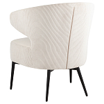 Современное мягкое кресло на металлических ножках Rakush Milk варинант исполнения - 4 | Loft Concept в Сочи