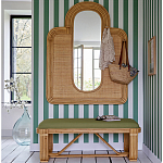 Скамья из ротанга с подушкой Mattia Rattan Bench варинант исполнения - 6 | Loft Concept в Сочи