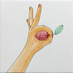 Плитка дизайнерская с рисунком Лимон варинант исполнения - 2 | Loft Concept в Сочи