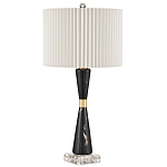 Настольная лампа с плиссированным цилиндрическим абажуром Tightened Waist варинант исполнения - 3 | Loft Concept в Сочи