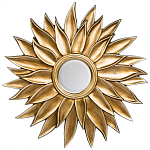 Зеркало-солнце с золотыми с лучами Rays of Peace варинант исполнения - 1 | Loft Concept в Сочи