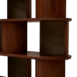 Стеллаж Zacharie Brown Wood Rack варинант исполнения - 4 | Loft Concept в Сочи