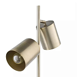 Настольная лампа золотистая на белом мраморном основании Streams of Light варинант исполнения - 4 | Loft Concept в Сочи