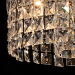 Потолочный светильник круглый с прозрачными подвесками Lunet варинант исполнения - 16 | Loft Concept в Сочи