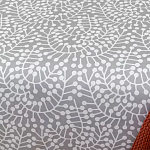 Постельное белье серого цвета с рисунком 200х220 см Blossom Essence варинант исполнения - 4 | Loft Concept в Сочи