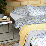 Постельное белье из сатина с рисунком 200х220 см Aurora Allure Sprout варинант исполнения - 4 | Loft Concept в Сочи