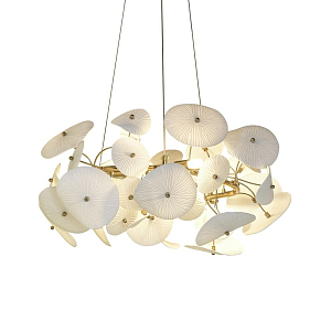 Люстра с белыми керамическими плафонами Chandelier Ceramic Shades