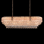 Люстра овальная с каскадом из прозрачного хрусталя Constant Sparks варинант исполнения - 1 | Loft Concept в Сочи