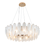 Люстра Mont Saint-Michel Золотая с Рельефным Стеклом варинант исполнения - 1 | Loft Concept в Сочи