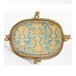 Чаша с орнаментом на ножках в виде бронзовых ангелов Eden Garden варинант исполнения - 4 | Loft Concept в Сочи