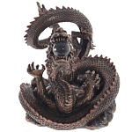 Декоративная статуэтка Дракон Фуцанлун Fuzanglong Dragon Brown Statuette варинант исполнения - 3 | Loft Concept в Сочи