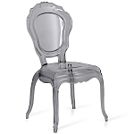 Прозрачный стул серый LOUIS GHOST CHAIR Grey варинант исполнения - 1 | Loft Concept в Сочи