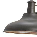 Бра настенное с куполообразным плафоном на регулируемом кронштейне Gray Horizon  варинант исполнения - 1 | Loft Concept в Сочи