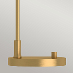 Настольная лампа с конусообразным плафоном и внутренней частью золотого цвета Alora Mood варинант исполнения - 7 | Loft Concept в Сочи