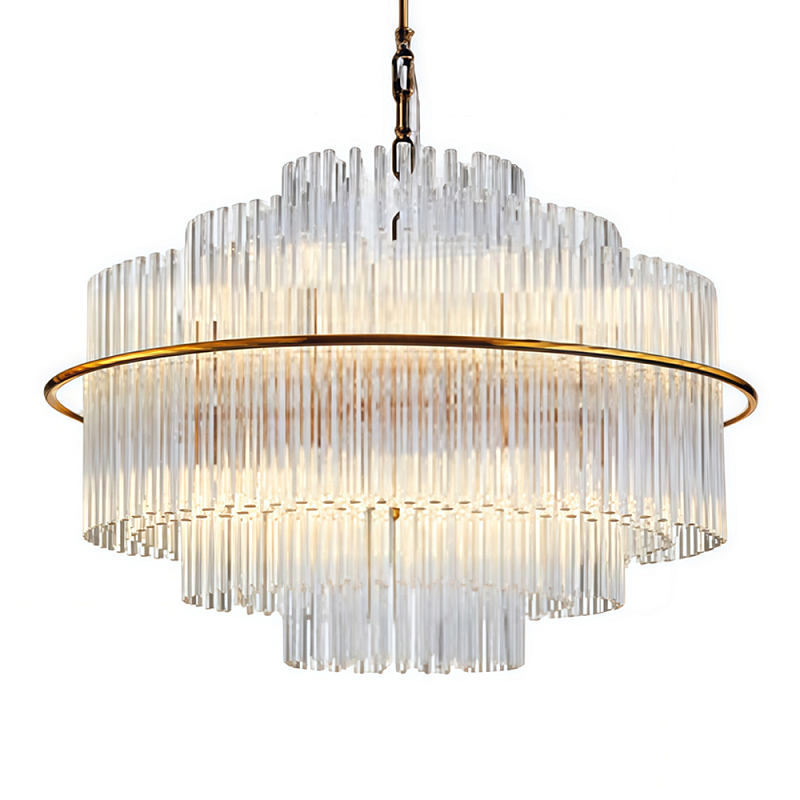 Люстра Nembus Латунь Прозрачный в Сочи | Loft Concept 