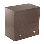 Часы настольные из натурального камня Малахит с декором в виде орла в подарочной коробке Eagle Stone Clock варинант исполнения - 5 | Loft Concept в Сочи