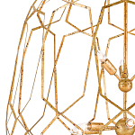 Люстра овальная с переплетенными ромбами Large Scale Artwork варинант исполнения - 1 | Loft Concept в Сочи