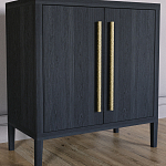 Современный Буфет Primo с 2 дверцами Черный дуб варинант исполнения - 3 | Loft Concept в Сочи