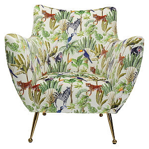 Кресло с принтом животных Animal planet