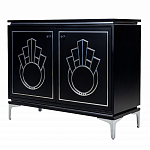 Черный комод в стиле арт-деко Luciano варинант исполнения - 2 | Loft Concept в Сочи