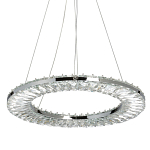 Люстра круглая с прозрачной хрустальной рамкой Maude Crystal Light варинант исполнения - 1 | Loft Concept в Сочи