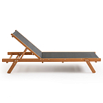 Шезлонг из текстиля и эвкалипта Power of Nature варинант исполнения - 2 | Loft Concept в Сочи