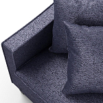 Мебельная ткань Шенилл синий цвет 138 см T4-33 варинант исполнения - 2 | Loft Concept в Сочи