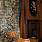 Обои ручная роспись Braganza Standard colourway on dyed paper варинант исполнения - 2 | Loft Concept в Сочи