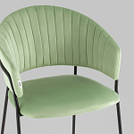 Стул в велюре фисташкового цвета Horizon варинант исполнения - 6 | Loft Concept в Сочи