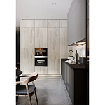 Серый кухонный гарнитур с фасадом под светлый дуб Ferrand Kitchen Set варинант исполнения - 2 | Loft Concept в Сочи