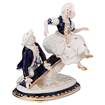 Статуэтка фарфоровая Влюбленная пара Charming Statuette варинант исполнения - 1 | Loft Concept в Сочи