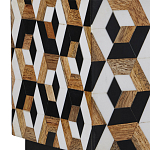 Настольная лампа с фигурным узором и трапециевидным абажуром Сonundrum варинант исполнения - 1 | Loft Concept в Сочи