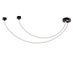 Подвесной светильник с двойными световыми дугами  Luke Lampco Tracer Lamp варинант исполнения - 1 | Loft Concept в Сочи