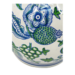 Ваза фигурная с сине-зелеными узорами распустившихся цветов Blossoming Spring варинант исполнения - 3 | Loft Concept в Сочи