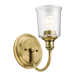 Бра с прозрачным стеклянным абажуром в форме цилиндра Kichler варинант исполнения - 12 | Loft Concept в Сочи