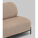 Диван Стоун велюр рельефный бежевый варинант исполнения - 3 | Loft Concept в Сочи