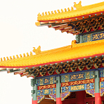 Храм Конфуция Тайвань миниатюра для интерьера в китайском стиле варинант исполнения - 1 | Loft Concept в Сочи